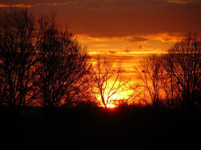 Sonnenaufgang am 19.04.2012